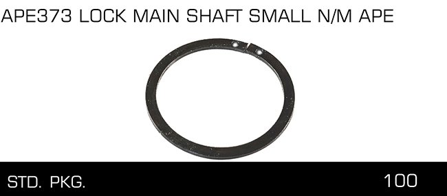APE373 LOCK MAIN SHAFf SMALL N M APE APE373 LOCK MAIN SHAFf SMALL N M APE